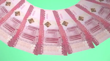 döngü canlandırma videosunda dünya para birimi