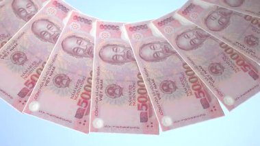 döngü canlandırma videosunda dünya para birimi