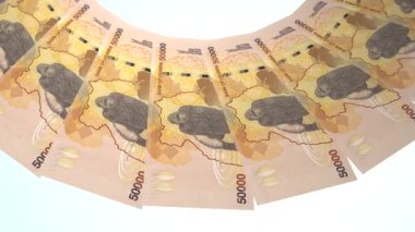 döngü canlandırma videosunda dünya para birimi