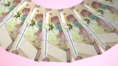 döngü canlandırma videosunda dünya para birimi