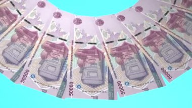 döngü canlandırma videosunda dünya para birimi