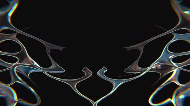 34 Cilalanmış Krome Tipi Gelecekçi Y2k döngülü Tasarım Arkaplanı