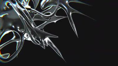 47 Glossy Chrometype fütüristik y2k döngüleme tasarım elemanı