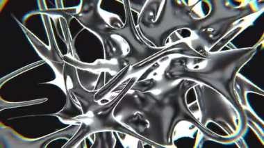 41 Fantasy Chrometype fütüristik y2k döngülü tasarım arka planı