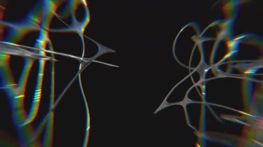 Tasarım no 52 Typographic Chrometype gelecekçi y2k döngüleme tasarım elemanı,