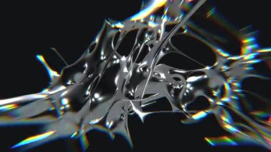 Dijitalleştirilmiş krometip fütüristik y2k döngüleme tasarım elemanının tasarımı