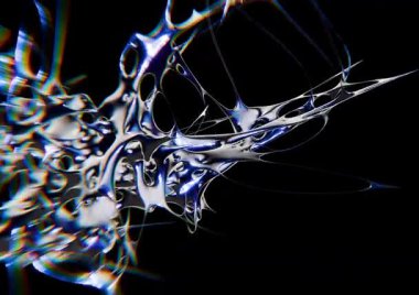 Temiz krome tipi fütüristik y2k döngüleme tasarım elementi dizaynı