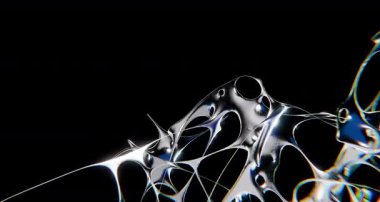 Techno krometype gelecekçi y2k döngüleme tasarım elemanının tasarımı