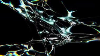 Geometrik krometip fütüristik y2k döngüsü tasarımı Arkaplan