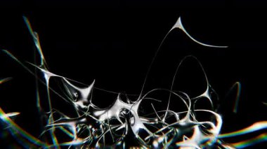 Kavramsal krome tipi fütüristik y2k döngüleme tasarım elemanının tasarımı