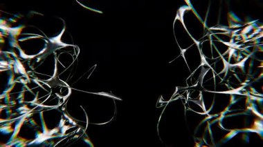 Cilalanmış krometip fütüristik y2k döngüleme tasarım elementi tasarımı