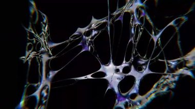 Yansıtıcı krometip fütüristik y2k döngüleme tasarım elemanının tasarımı