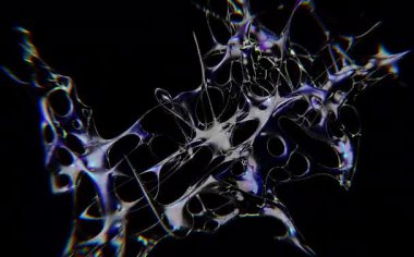 Stylize Chrometype fütüristik y2k döngüsü tasarımı Arkaplan