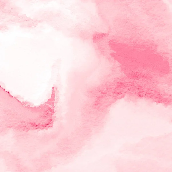 Różowy Akwarela Farby Tekstury Abstrakcyjne Tło — Zdjęcie stockowe