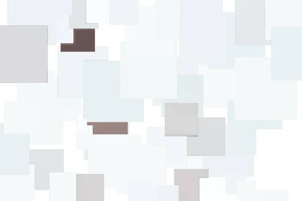 Abstraktní Geometrické Čtvercové Pozadí Vykreslení Ilustrace — Stock fotografie