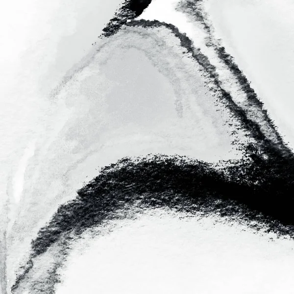 Fehér Alapon Fekete Tinta Foltot — Stock Fotó