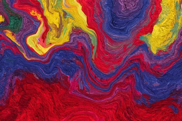Абстрактный Фон Полосками Масляных Красок Акварельными Мазками — стоковое фото