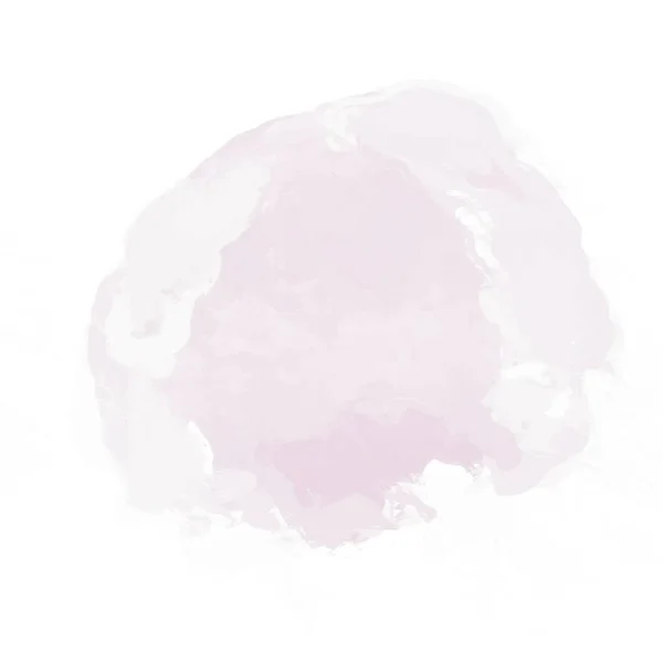 Tinta Desenhada Mão Aquarela Abstrata Sobre Fundo Branco — Fotografia de Stock