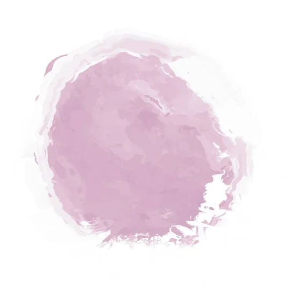 Акварельна Рука Намальована Ілюстрація Рожевого Фону — стокове фото