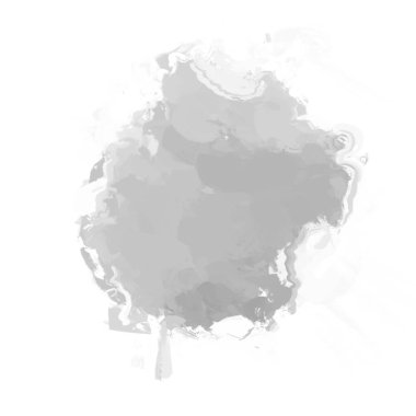 Suluboya elle çizilmiş mürekkep lekesi. vektör illüstrasyonu.