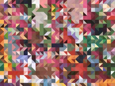 Farklı renklerde renkli desen