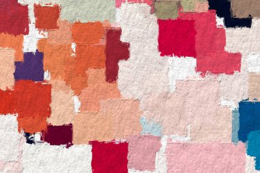 abstract colorful texture background, paper collage clipart