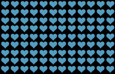 Dekoratif hiny lüks parıltılı kalp grafik duvar kağıdı çerçeve modern ve romantik sanat