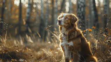 Parktaki prretty köpeğine yakın, çimlerde güzel bir köpek, bir köpek portresi.