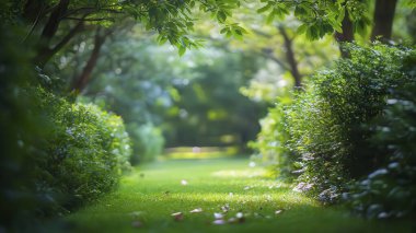 panoramic view of the nature, green nature scenery, fresh nature