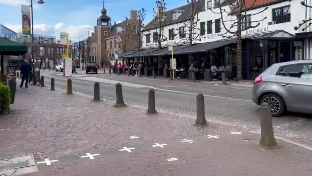 Baarle Hertog Belçika Baarle Nassau Hollanda Nisan 2022 Avrupa Nın — Stok video
