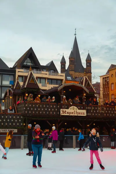 Різдвяний Новорічний Ринок Дрездені Саксонія Німеччина Грудня 2022 Року Ліцензійні Стокові Фото
