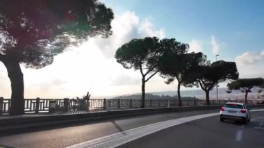  Fransız Rivierası, Provence-Alpes-Cote dAzur, Fransa 27 Şubat 2025. Yüksek kalite 4k görüntü. 