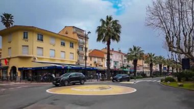  Fransız Rivierası, Provence-Alpes-Cote dAzur, Fransa 27 Şubat 2025. Yüksek kalite 4k görüntü. 