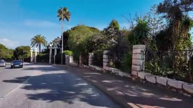  Fransız Rivierası, Provence-Alpes-Cote dAzur, Fransa 27 Şubat 2025. Yüksek kalite 4k görüntü. 