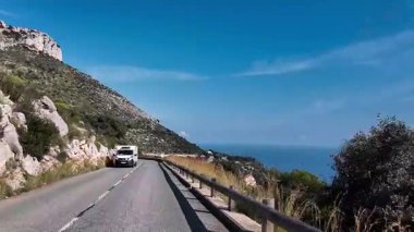  Fransız Rivierası, Provence-Alpes-Cote dAzur, Fransa 27 Şubat 2025. Yüksek kalite 4k görüntü. 