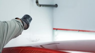 Tamirci ressam odası boyama Otomobil araba çatı