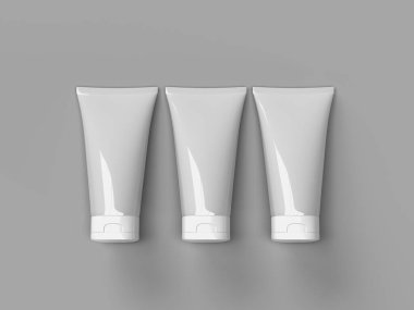 Boş kozmetik tüp mockup