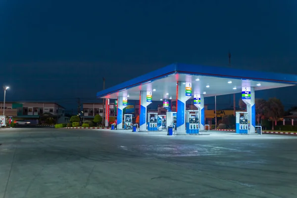 Maha Sarakham Thailand December 2022 Front View Ptt Gas Station — Foto de Stock
