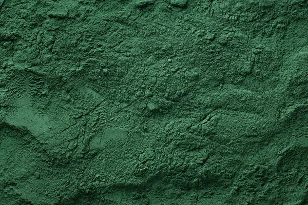 スピルリナ 藻類の粉の背景 健康的な栄養補助食品 ロイヤリティフリーのストック写真
