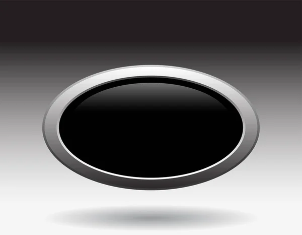 Black Button Copy Space Gradient Background — Stock Vector