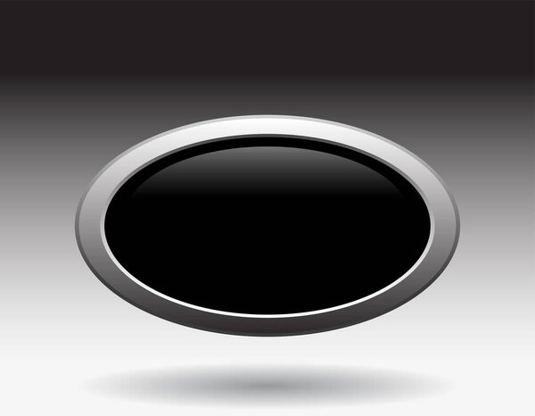 Black button with copy space on gradient background