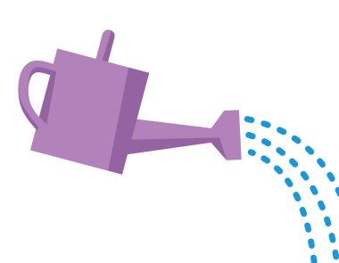 Suyla sulama kutusu, vektör illüstrasyonu