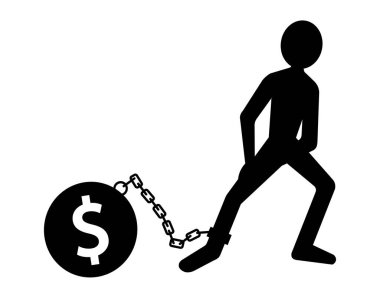 Zincir topu dolar, ağ simgesi