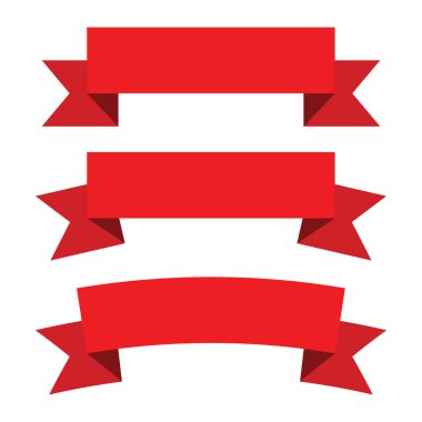 kırmızı kurdele pankartları, web simgesi
