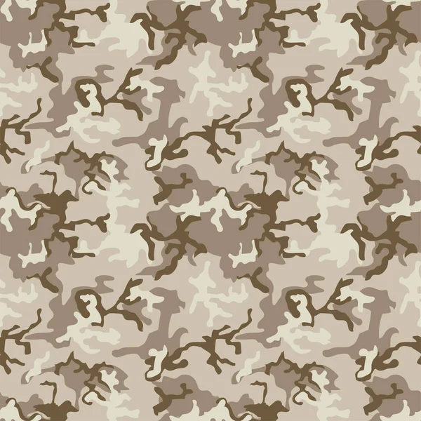 Camouflagemuster Brauner Hintergrund — Stockvektor
