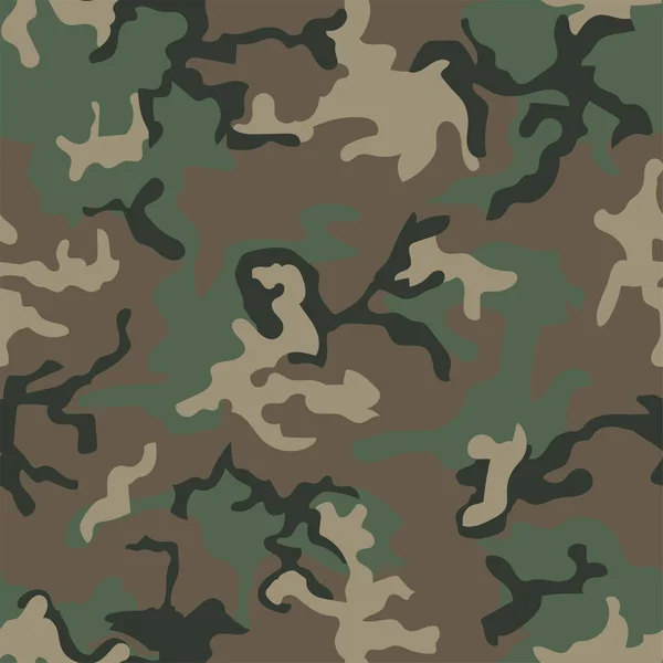 Modello Camouflage Sfondo Verde — Vettoriale Stock