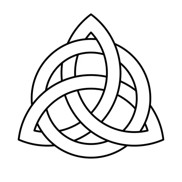 Keltischer Knoten Webikone — Stockvektor