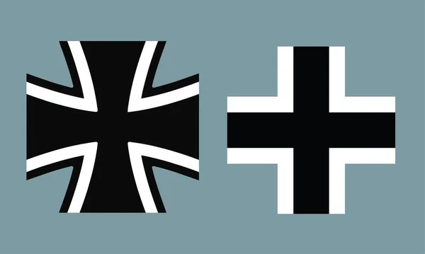 Nazi Salib Ikon Web - Stok Vektor
