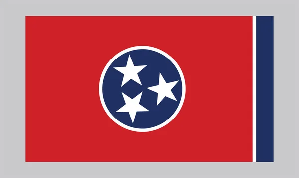 Tennessee Vlajka Webová Ikona — Stockový vektor