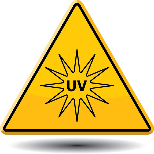 Uv危险标志 Web图标 — 图库矢量图片
